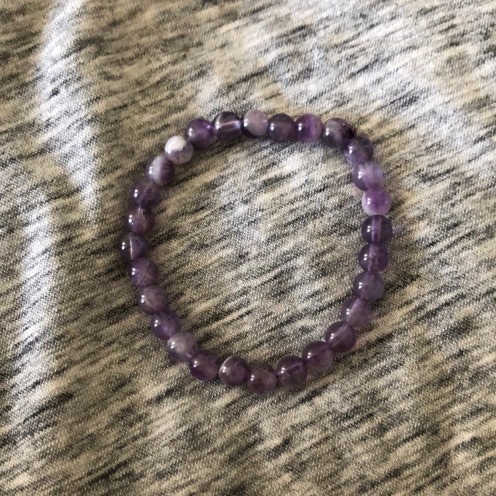 Purple Bead Bracelet